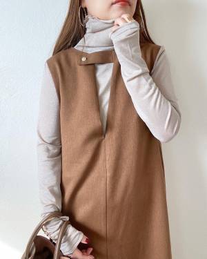 「最ッッ強に可愛い♡」【しまむら】この秋の1軍アイテムに♡「モテワンピース」