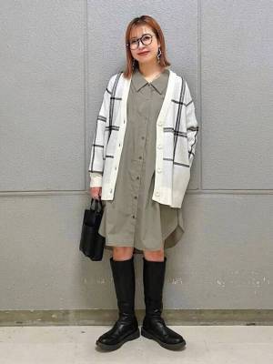 1枚で即、秋っぽ！【グローバルワーク】洗えるって最高♡「柄カーディガン」