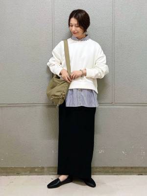 こりゃ人気なのも納得！【グローバルワーク】軽さと着心地抜群♡「上品見えスウェット」