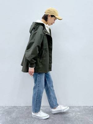 今買って長く使える！【グローバルワーク】3パターンで着回せちゃう♡「撥水マンパ」