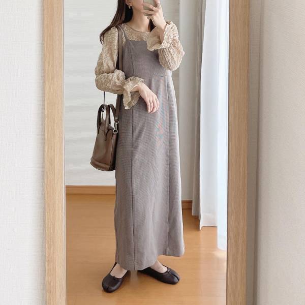 こーんなに着回せちゃう♡【ハニーズ】秋のスタメン服に決まり！「キャミワンピース」
