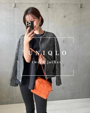 「ちょうどいい季節」がやってきた！！【ユニクロ】「高見え」”ツイードジャケット”が万能♡