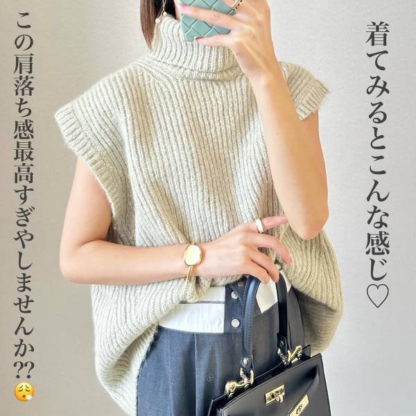 「ゆるっと感が大優勝」くすみグリーンに「一目惚れ」♡【ZARA】の”今っぽニットアイテム”特集