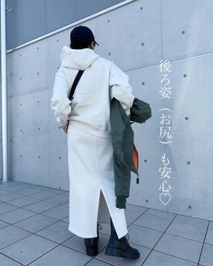 ＜この”セットアップ”最強説！？＞【GU】『白』の「色味」もすっごくいいです！！