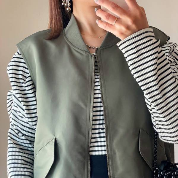 今が一番ちょうどいい！？【GU】「防寒面でも安心」の”MAー1ベスト”紹介