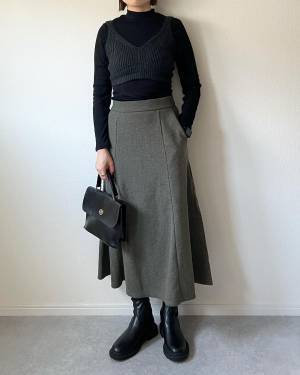 「これ本当に高見え」って！【GU】ヘビロテ確定です♡ 大人っぽ「優秀スカート」