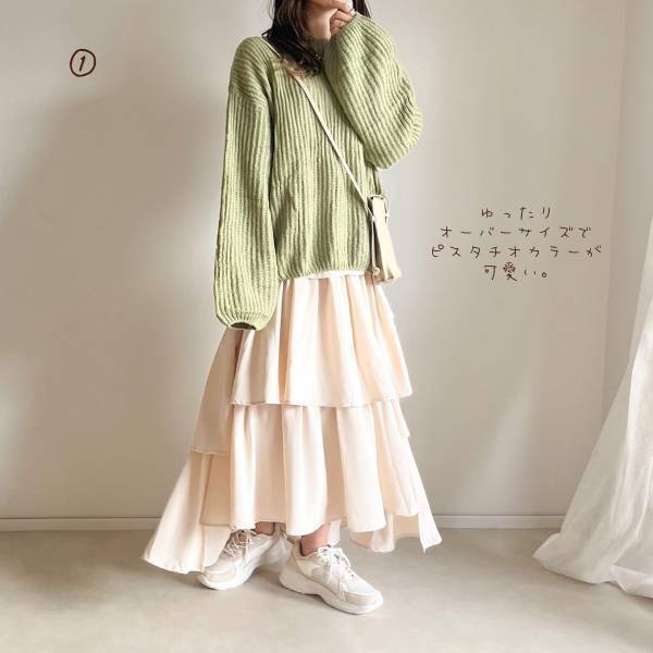 色味もデザインも完璧♡【GRL】お値段以上に優秀！「ニットトップス」