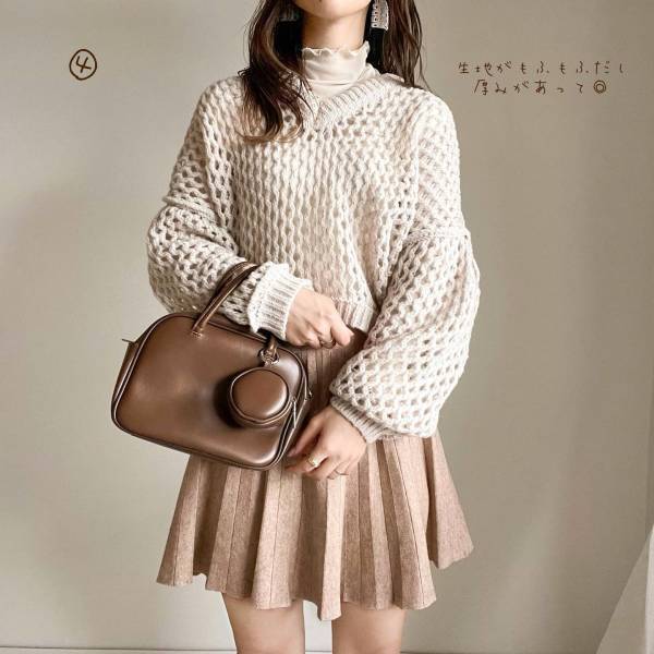 色味もデザインも完璧♡【GRL】お値段以上に優秀！「ニットトップス」