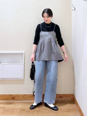 やっぱ『デニム』最強だわ♡【グローバルワーク】全身真似したい！「秋コーデ」