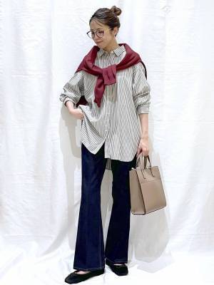 やっぱ『デニム』最強だわ♡【グローバルワーク】全身真似したい！「秋コーデ」