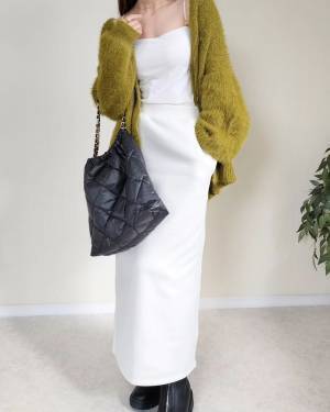 すっきりシルエットで細見え♡【GU】知らなきゃ損！「最旬スカート」が超可愛い♡