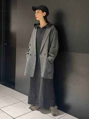 ハイ、1着で完成！！【JEANASIS】カジュアルで抜け感漂う♡「ニットワンピ」