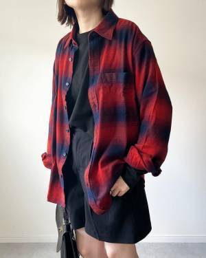 『全色買い』不可避でしょッ！！【ユニクロ】買い足すならこれ♡「優秀チェックシャツ」