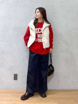 大活躍の予感♡【ローリーズファーム】さっと羽織ってオシャレ度UP！秋の「ダウンベスト」