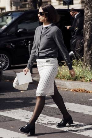 ベーシックカラーだけで、こんなに垢抜ける！ 最旬「ニット」コーデ【ストリートスナップ】