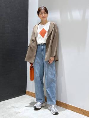 秋に着たくなる♡【グローバルワーク】オンオフ着回しできる「ベージュジャケット」