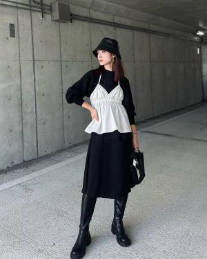 【2023秋冬】〈今季はどう履く？〉ロングブーツの「最旬コーデ」をチェック！