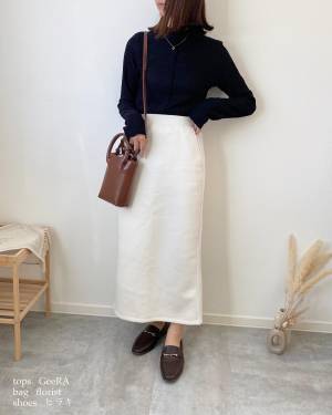 理想ドンピシャですッ!!【GU】楽ちんなのにきれいめもOK♡「高見えスカート」