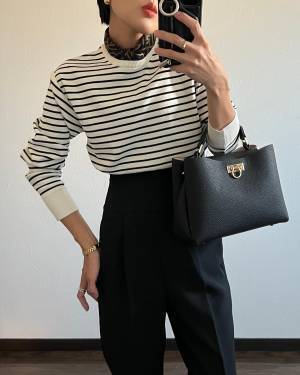 〈オシャレに着こなしたい！〉【ボーダートップス】の「お手本コーデ」って？