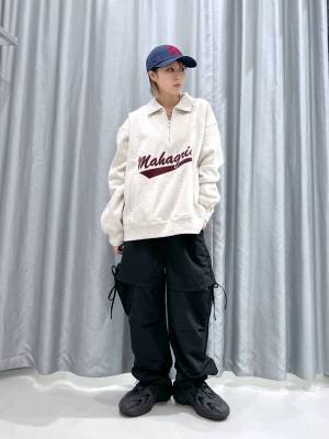 今季アツい！！【ハーフZIPスウェット 】で即旬コーデに♡