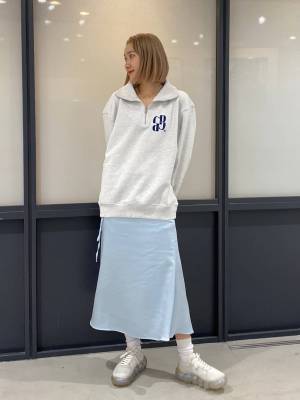 今季アツい！！【ハーフZIPスウェット 】で即旬コーデに♡