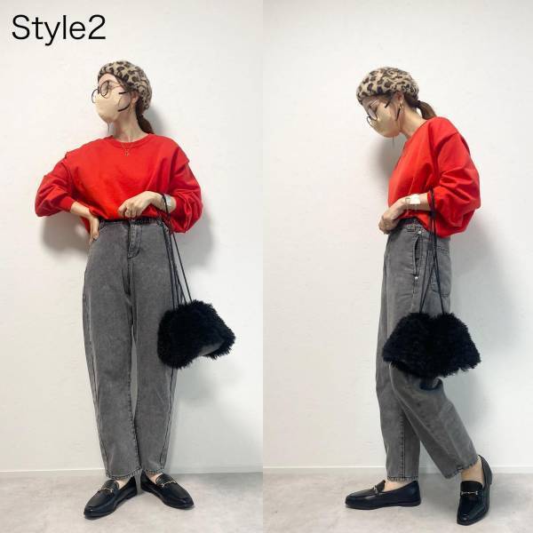 秋冬ニットは → 「赤」一択かも♡【しまむら】しまラーも激推し!!「赤ニット」