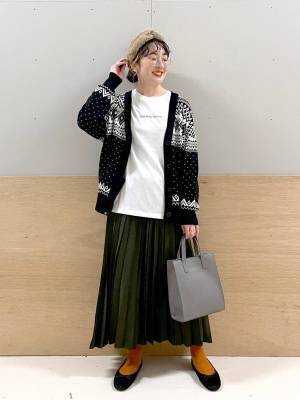 美シルエットにうっとり♡【グローバルワーク】秋ムードを盛り上げる「大人っぽスカート」