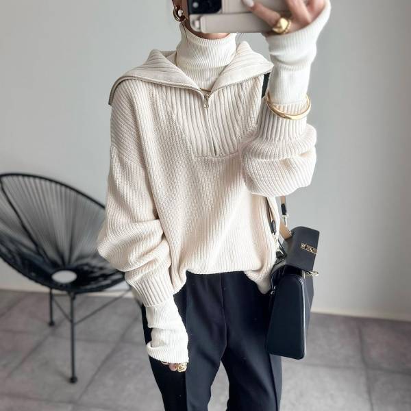 何着でも持っておきたいッ！毎日着たいくらい可愛さの【ジップニット】って？