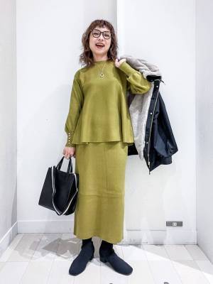 「肌触りがもう最高」だって♡【グローバルワーク】のびのび「楽ちんタイトスカート」