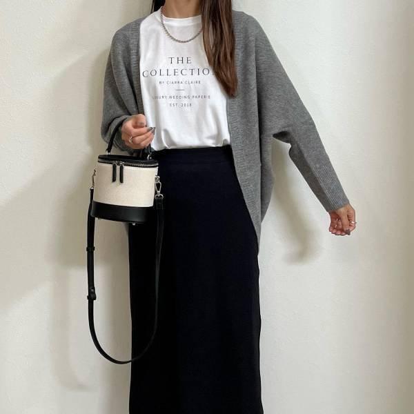 めっちゃ可愛いやん♡【ユニクロ】体型カバーもバッチリ◎「もっちりカーディガン」