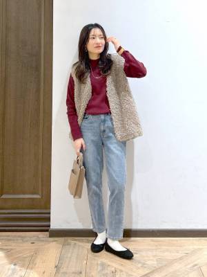 こなれ度爆上がりッ！！【グローバルワーク】秋コーデにプラスしたい♡「ファーベスト」