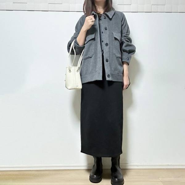 『穿き心地も最高』でイロチ買い！【GU】裏起毛で寒さ対策◎「スウェットスカート」