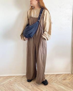 な、なんと「奇跡的に買えた」！「可愛すぎる」…♡【しまむら】秋っぽ“ブラウンサロペ”2選