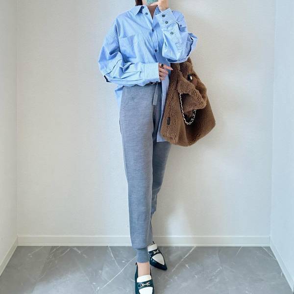 発売前から「楽しみにしてた」！！他の色も「追加しちゃお」【GU】「とにかく楽ちん」“ニットパンツ”特集