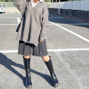 「見た目もお値段も可愛い」♡【SHEIN】の「大人コーデにおすすめ」”コスパロングブーツ”