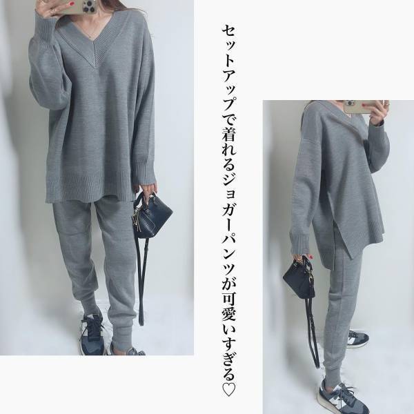 絶対「全色買い」しようと思ってた！？「これはやばい…♡」【GU】「毎年買ってる」“ニットボトムス”紹介