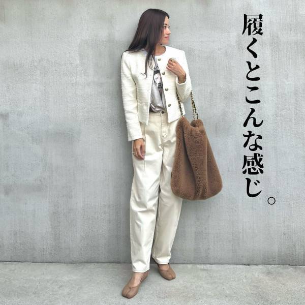 シルエット・素材・価格、全部「良き。」「買って正解」【ユニクロ】で可愛い”新作ホワイトデニム”見つけました