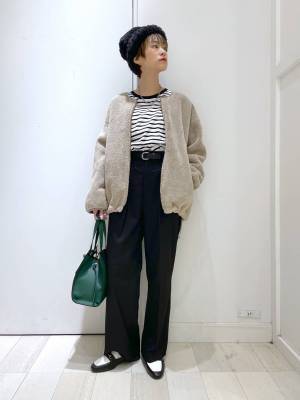 秋冬に大活躍!!【グローバルワーク】リバーシブルで使える♡「ボアブルゾン」