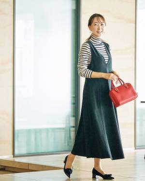 可愛さレベチだわ！！【ユニクロ】きれいめにもカジュアルにも◎「大人っぽワンピ」