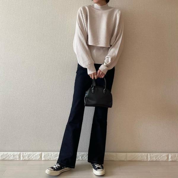 着回し力ハンパない！【GU】単品使いもセットでも可愛い♡「マルチウェイセーター」