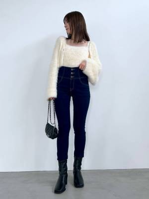 ハイ、爆モテ服に認定ーーッ!!【Heather】ふわふわ素材が可愛い♡「シャギーニット」