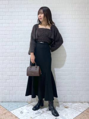 ハイ、爆モテ服に認定ーーッ!!【Heather】ふわふわ素材が可愛い♡「シャギーニット」