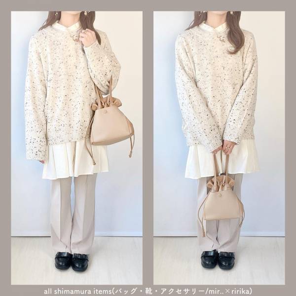 今スグ真似したいッ♡【しまむら】秋にピッタリの「淡色コーデ」が可愛い！