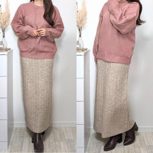 これなら「足元」寒くないっ！！【しまむら】『冬』に穿きたい”ニットスカート”が「頼りになる」♡