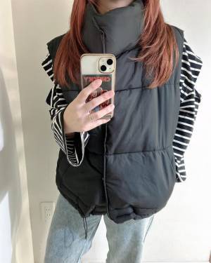 「可愛いの出たー！！！」「求めてた理想の形」【GU・しまむら】ゲットしたい“ボリュームベスト”2選