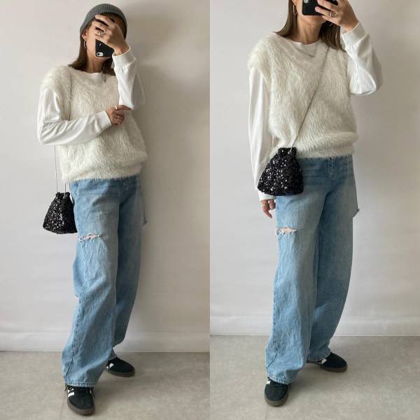 見つけたら即買いして！！「最高に可愛い」【しまむら】激かわ“モケモケベスト”紹介