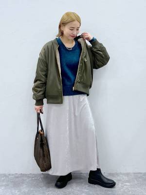 ＜アウター難民に朗報！！＞【グローバルワーク】定番なのに大人可愛い♡「MA-1」