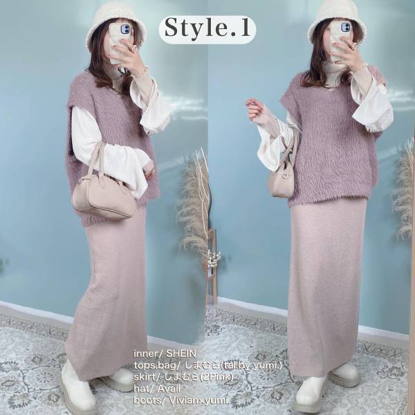 ダッシュ買い案件かも！【しまむら】Vネックで首元スッキリ♡「シャギーベスト」