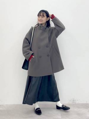 ＜アウター人気No.1＞【グローバルワーク】軽やかなのに暖か！「大人気ストレッチコート」