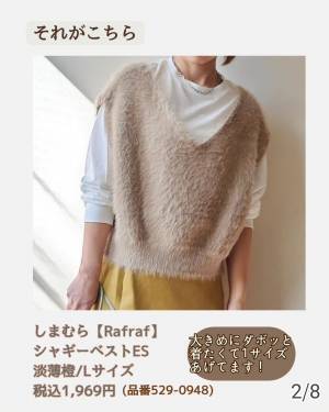 「本当に大興奮」「高見えすぎて一目惚れ♡♡」【しまむら】ちょーカワイイ“冬っぽベスト”2選